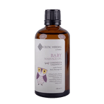 A delicate blend of camomile, calendula and coconut oils to soften and nourish delicate skin.
