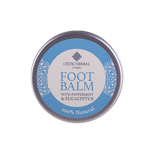 Foot Balm with Peppermint & Eucalyptus 25g  Peppermint and eucalyptus essential oils help to soothe and soften tired feet.  Key info:  100% natural  Provides a gentle cooling sensation  Peppermint and eucalyptus oils have natural antiseptic & antibacterial properties  Coconut oil nourishes and soothes sore feet  Sustainably sourced beeswax softens hard skin  Free from sulphates, parabens & SLS