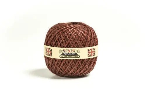 Perfect twines for the Garden, Craft Room or Kitchen. Medium sizes Twine Balls 130m Each large ball is 10.5cm high  Biodegradable jute twines made from sustainable resources   3 ply thickness. 3 mm thick. 130mts