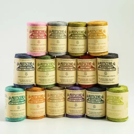 Jute Twine Spool The make up of this spool means you pull the twine from the centre keeps you're twine tangle free . ideal for securing all your garden needs e.g Perennial, Tomato or even Cucumber plants, A truly gardeners best friend a must in any garden.