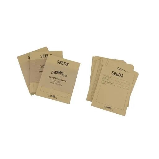 20 Seed Envelopes  Ideal way to keep and share your favourite seed with gardening friends.   Printed lightweight paper packets with gummed seal. Collect and store your ow
